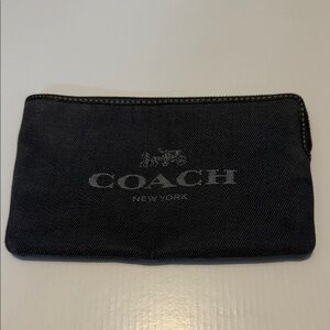 Coach Dark Denim Clutch